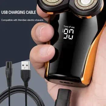 1 VNT įkroviklio kabelis Suderinamas su Dienovidinio Viliojimo Elektrinį skustuvą, USB Kroviklis DC5V 5V USB Prievado Adapteris Mobiliųjų Telefonų Priedų