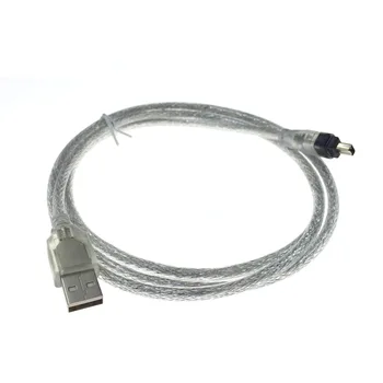100cm USB Vyras į Firewire IEEE 1394 4Pin Vyrų iLink Adapterio Laido Laido DCR-TRV75E DV