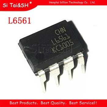 10vnt/daug DIP-8 IC chip L6561 Koeficiento Pataisos Valdytojas naujas originalus