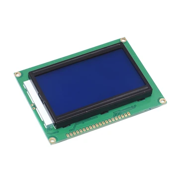128*64 TAŠKŲ LCD Modulis 5V Mėlynas Ekranas 12864 LCD su Apšvietimu ST7920 Lygiagrečiai Uosto LCD12864 128x64