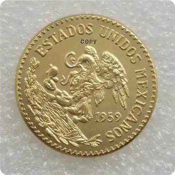 1959 M. Meksika 20 Pesas Kopijuoti Monetos