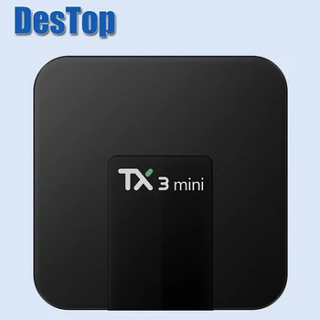 1PC TX3 Mini Smart TV Box Allwinner H616 1.5 GHz, ir 2,4 GHz WiFi Android 10.0 1GB/2GB DDR3 16 GB ROM Paramos 4K Ultimate 1.4 HD