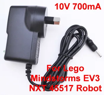 1PCS 10V 700mA 0.7 Universalus AC DC Adapteris, Įkroviklis AS kištukas Lego Mindstorms EV3 NXT 45517 Robotas Maitinimo šaltinis
