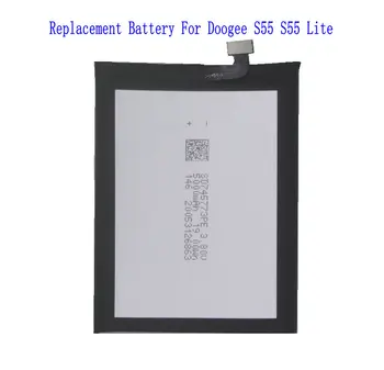 1x Retail / Bulk 5500mAh mobiliojo Telefono Bateriją Už Doogee S55 S55 Lite Baterijos