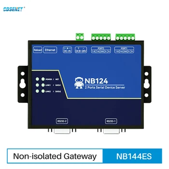 2 Kanalų RS485/RS232/RS422, kad Ethnernet Serijos Serverio NB124ES TCP, UDP MQTT HTTP Modbus Gateway TCP - RTU Kontrolierius CDSENT