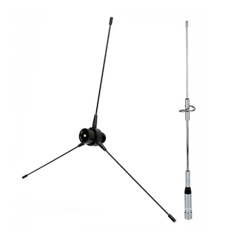 2 Nustatyti, Elektronikos Priedai :1 Set Antena UHF-F 10-1300Mhz Antena Ir 1 Set dviejų dažnių Antena UHF / VHF 144/430Mhz 2.15