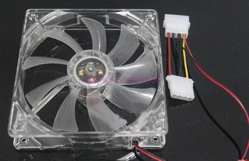 200pcs 120mm PC Kompiuterio ventiliatorius 4 Led Atveju spalvinga Aušinimo Ventiliatorius Plastiko 12CM Ventiliatorius Kompiuterio Atveju CPU Aušintuvo Radiatorius