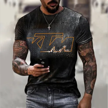 2023 Vasaros Naują Retro Vyrų Plius Dydis Mados Atsitiktinis 3D Skaitmeninis Spausdinimas, T-marškinėliai, vyriški trumpomis Rankovėmis Viršų