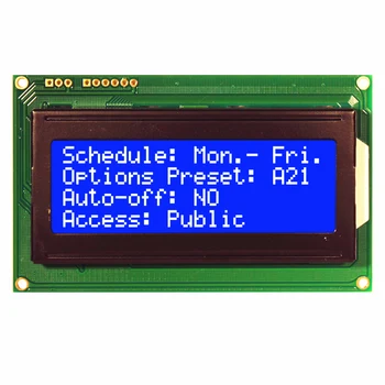 20x4 20*4 mėlynos arba Geltonos spalvos LCD modulis IIC I2C Serijos SPI RS-232 RS232 TTL Sąsaja NHD-0420D3Z-NSW-BBW-V3 PIC16F690