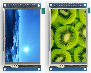 3.5 colių HD TFT LCD Modulis su lietimui ILI9486 Ratai IC 320*480 XPT2046