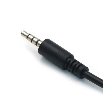 3.5 mm 1/8 colio AUX Plug Male į USB 2.0 Moterų OTG Adapteris Keitiklis Kabelis, skirtas Groti Muziką, su U-Disko Automobilių