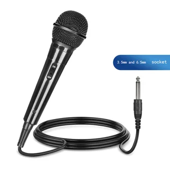 3.5 MM/6.5 MM, Karaoke Mikrofonas Nešiojamą Profesinės Laidinio Aiškus Balsas Tinka Garso Konferencijos Muzikos Atlikimo Nešiojamų