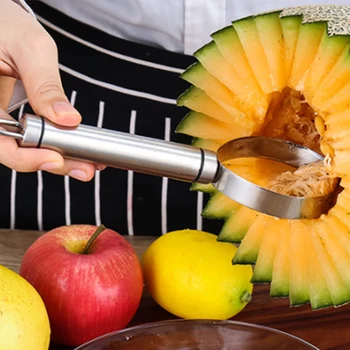3pcs Nerūdijančio plieno vaisių kasimo įrenginį valiklis kasimo plaušienos, separatorius virtuvės tools1