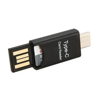 3X USB 3.1 C Tipo USB-C, Mikro-SD TF atminties Kortelių Skaitytuvo Adapteris, Skirtas PC mobilusis telefonas