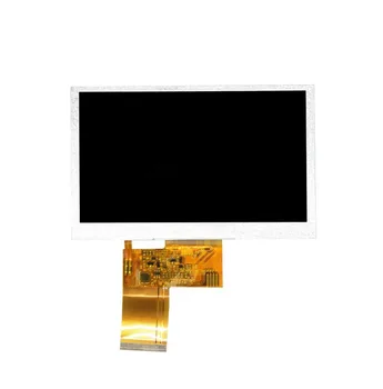 4.3 colių TFT LCD ekranas ekranas Ne touch panel IPS visą vaizdą horizontaliai 800X480 rezoliucija 40pin 0,5 mm FPC lizdas