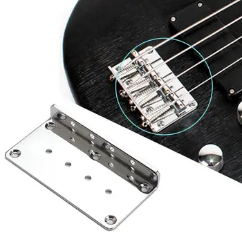 4 Stygų Gitara Tilto Balnas Tailpiece Elektrinės Gitaros Tremolo Bridge Standartinis Gitaros Priedai dilimui