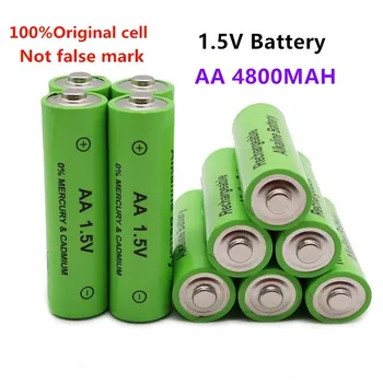 4 ~ 20PCS 1,5 V Neue Marke AA akku 4800mAh 1,5 V Neue Alkalischer batery für led šviesos spielzeug mp3 Kostenloser versand