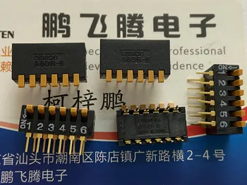 50PCS/daug Importuotų Japonijos A6DR-6100 dial kodas jungiklis 6-bitų rakto tipas pusėje dial kodavimo jungiklis 2.54 mm