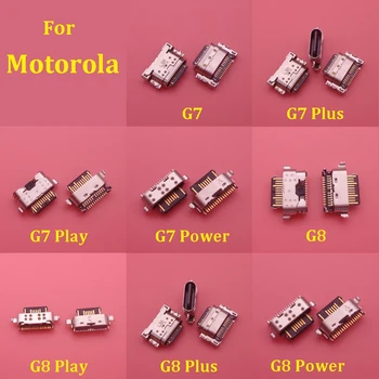 50pcs micro usb įkrovimo įkrovimo jungtis prijunkite dock lizdas prievadą motorola moto g6 g7 g8 plius power plus G8 Žaisti XT2015