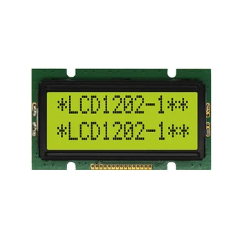 5V 1202 12X2 STN LCD Suderinami WH1202A Geltona LED Ekranas Lygiagretusis Prievadas, 15P 1202A