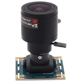 8MP 3264X2448 Webcam IMX179 Vaizdo stebėjimo kamerų Pramonės USB Kameros Modulis su 2.8-12mm varifocal lens