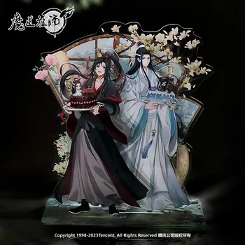 Anime Didmeistris iš Demoniškas Auginimo MDZS Wuxian Wangji 2023 Gimtadienio Akrilo Stendas Modelis Ženkliukų Segtukus, Spalvotas Popierius Žaislai