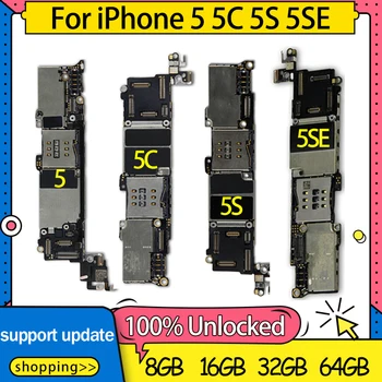 Atrakinta iPhone 5 5C 5S 5SE SE Plokštės,Geras Darbo Ardyti Logika Valdybos iPhone 5S SE pagrindinės Plokštės Su 