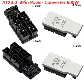 ATX3.0 4X8 Pin Moterų ir Vyrų 12VHPWR 12+4P 180° Kampu Jungtis, Maitinimo Adapteris, skirtas RTX4090 / RTX4080 16GB/12 GB vaizdo plokštė
