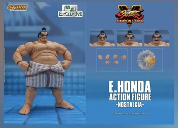 Audra Žaislai 1/12 E. HONDA Street Fighter 5 Kareivis Modelis, Pilnas Komplektas 6