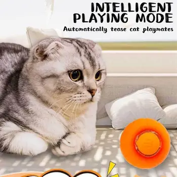 Automatinis Valcavimo Kamuolys Smart Katė Šuns Žaislas Elektros Pet Kačiukas Žaidimas Bite Atsparus Bouncy Kamuolys Naminių Kačių Žaislas Kamuolys