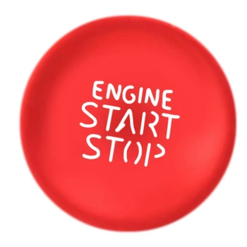 Automobilio Variklis -Stop Mygtuką aplinkosaugos ¾enklelis, Vienas-Mygtukas Mygtukas Apdaila Įklija, 2021 2022 Raudona