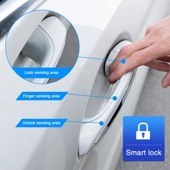 Automobilių durų rankena BMW G30 pažangi nuotolinio keyless pirštų atspaudų atrakinti atvykimo sistema, centrinis užraktas šildomi durų boel užraktas