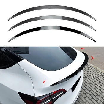 Automobilių Galinis Spoileris Sparno Lūpų Kamieno Dangčio Sklendę, Splitter Apdaila Auto Dalis Tesla Model Y 2020-2022