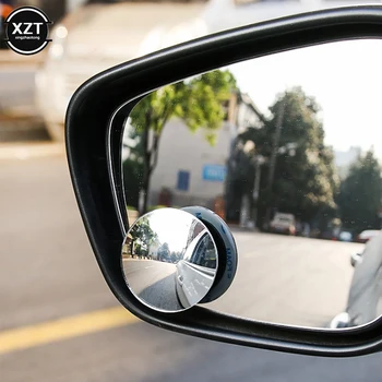 Automobilių Plataus Kampo Veidrodis, galinio vaizdo Blind Spot Veidrodis, Reguliuojamas 360 Laipsnių Išgaubtas Automobilio Atbulinę Automobilio Stovėjimo Taškus Veidrodėliai