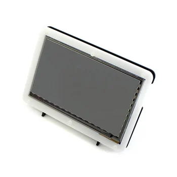 Aviečių Pi 3 7 colių HDMI LCD Ekranas su Akrilo Atveju, 1024*600 Talpinė Jutikliniu Ekranu už Aviečių Pi 2 BB Juoda Bananų Pi