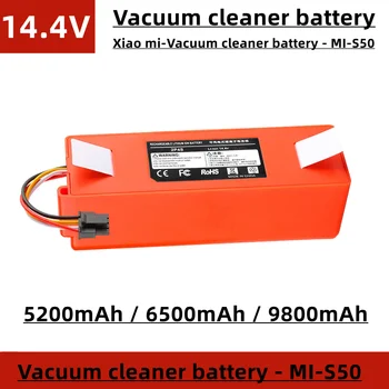 Baterijos pakeitimo 14,4 V šlavėjas, 5200mAh, 6500mAh/9800mAh, naudojamas soros šlavėjas, robotrock S50 S51 T4, T6, ir tt
