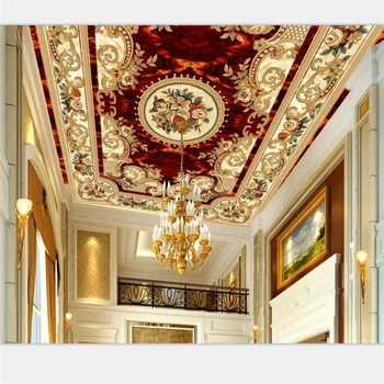 beibehang Užsakymą tapetai didelis upscale naujas Europos stiliaus marmuro fone sienos, grindys, lubos fone de papel parede