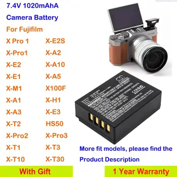 Cameron Kinijos 1020mAh Fotoaparato Baterija NP-W126 už Fujifilm FinePix X-E1