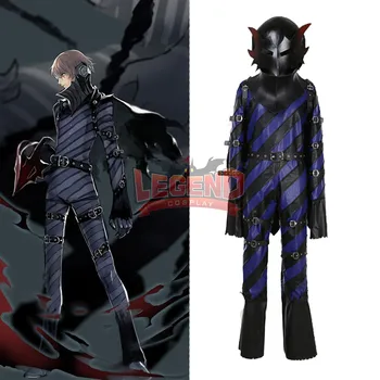 Cospalylegend Žaidimas Persona 5 Goro Akechi cosplay kostiumų VARNA kostiumas užsakymą, pilnas komplektas