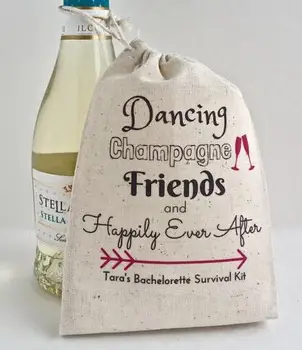 custom šokių Bachelorette Pagirios atkūrimo emergancy Survival Kit vestuvių naudai, dovanų maišeliai nuotakos dušas šaliai, Saldainių maišeliai