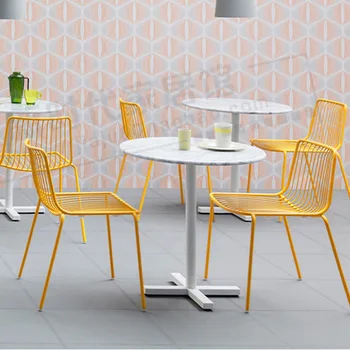 Dizainas gyvenamojo Kambario, Valgomojo Kėdės Žaidėjus Šiaurės Lauko Moderni Valgomojo Kėdės Erdvė Užsklandos Silla Nordica Sodo Baldai HY50DC