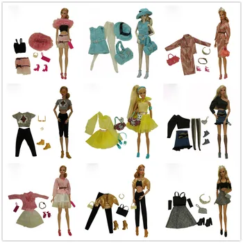 drabužių set / 30cm lėlės drabužiai, apranga viršutinį sluoksnį sijonas ziajać maišą batų maišelį lėlės priedai 1/6 Xinyi Fr2 barbie lėlės / žaislas