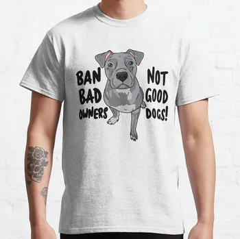 Draudimas blogų savininkams, nėra gerai, šunys! T-Shirt anime t-shirts žmogus t marškinėliai vyrams medvilnės