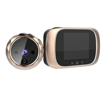 Elektroninių Akutė Kamera, 2.8 colių Skaitmeninio Doorbell Ekrano Durys Akių Vaizdo Naktinio Matymo Doorbell Durų Viewer Įrašymo Funkcija