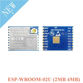 ESP-WROOM-02 ESP-WROOM-02U 2MB 4MB WiFi MCU ESP8266EX Di Bevielio ryšio Modulis ESP8266