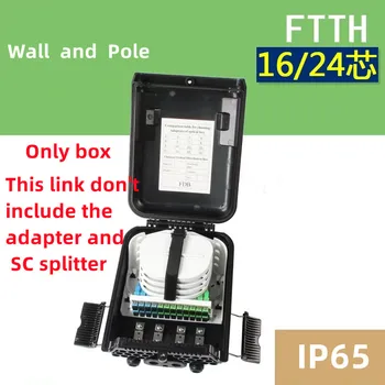 FDB optinio paskirstymo dėžutė 24core paskirstymo dėžė, 1 × 16 paskirstymo dėžutės lauko vandeniui optinių kabelių paskirstymo dėžutė