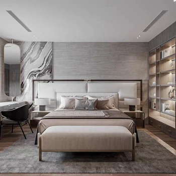 gamyklos karšto pardavimo italijos prabangūs baldai lovos hotel butas miegamasis rinkiniai, king size lova su tikslu kėdžių, suolų komplektas