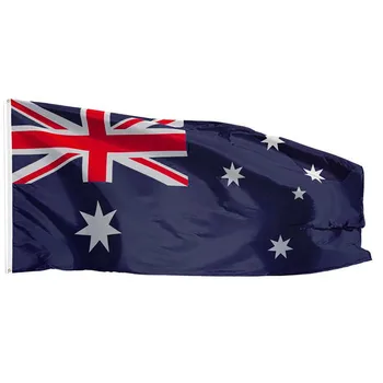 Geriausia Pardavimo Australijos Vėliava 3x5ft Austrija Au Australija Australijos Vėliava Patalpų Lauko Apdailos Nemokamas Pristatymas Национальный Флаг