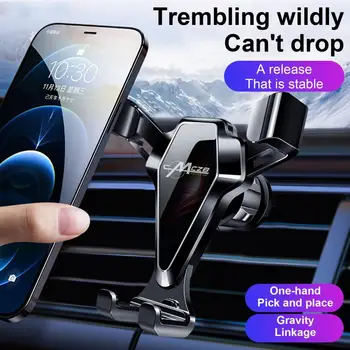 Gravity Jutiklis Automobilinis Telefono Laikiklis, 360 Laipsnių Sukimosi ABS Išmanusis Telefonas tvirtinimas VISUREIGIS