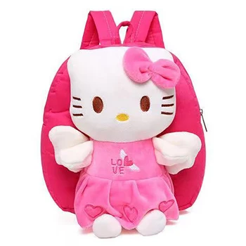 Hello Kitty Sanrio Naujo Modelio Kuprinė Mielas Rožinis Trumpas Pliušinis 1~3 Metų Vaikams Mergaitės Gimtadienio Dovana